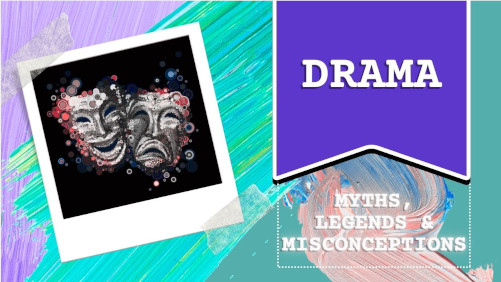 A colourful YouTube thumbnail created by Nicola Prinsloo. Text on the image: Drama, Myths, Legends, Misconceptions.